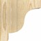 Ekena Millwork Newport Rough Sawn Corbel, Douglas Fir, 4"W x 8"D x 8"H COR04X08X08NEW00RDF - alternate 2